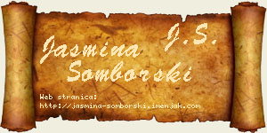 Jasmina Somborski vizit kartica